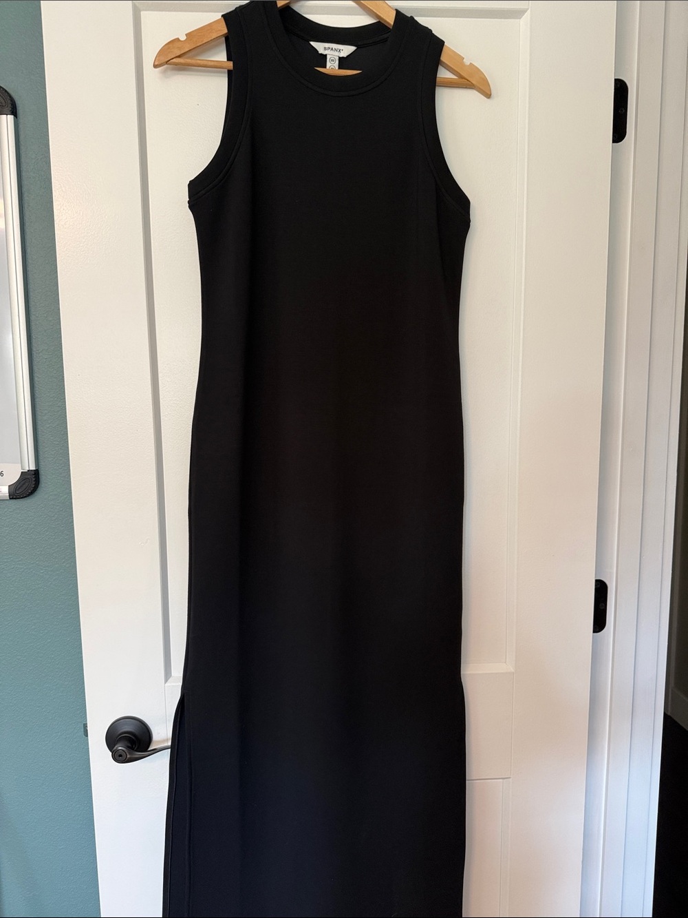SPANX AirEssentials Black Sleeveless Maxi Tank Dress NWOT